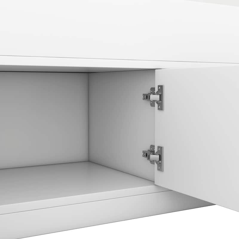 Twin Size Platform Bed with 4 Drawers, Bookcase Headboard, and Storage Shelves, Space-Saving Design, Sturdy and Quiet Frame