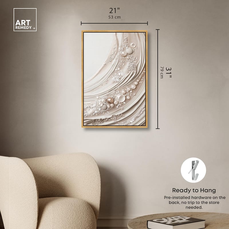 Chromatic Concretions II Canvas by Art Remedy