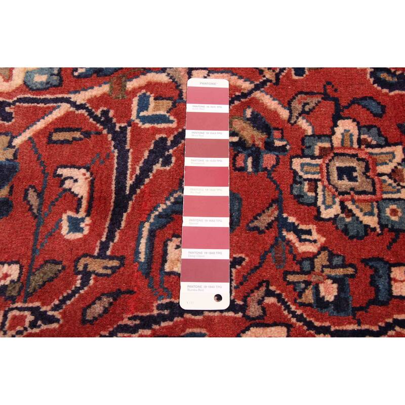 ECARPETGALLERY Hand-knotted Andelz Red Wool Rug - 3'4 x 10'11