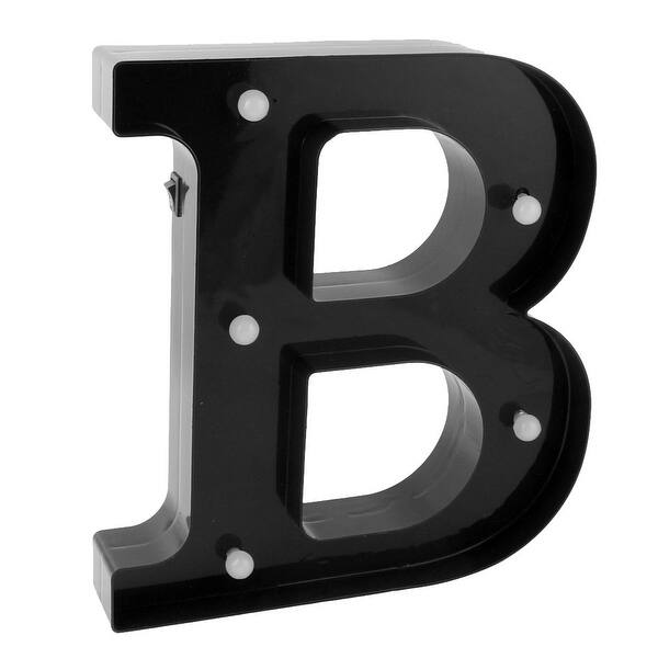 Party Plastic Decor English B Letter Alphabet Word DIY Hanging Light Black Bed Bath & Beyond