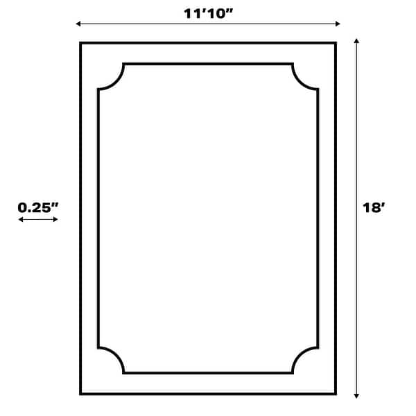 dimension image slide 23 of 33, JONATHAN Y Aarhus Minimalist Angle Geometric Ivory/Cream Area Rug