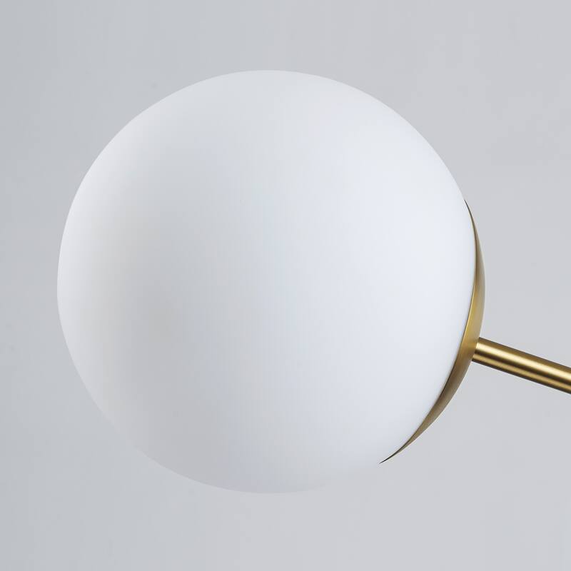 4 - Light Dimmable Gold Sputnik Modern Linear Globe Chandelier Kitchen Island Pendant Light - W41.73"