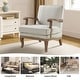 preview thumbnail 21 of 32, Rinaldo Farmhouse Polyester Armchair with Comfortable Backrest and Cushion by HULALA HOME