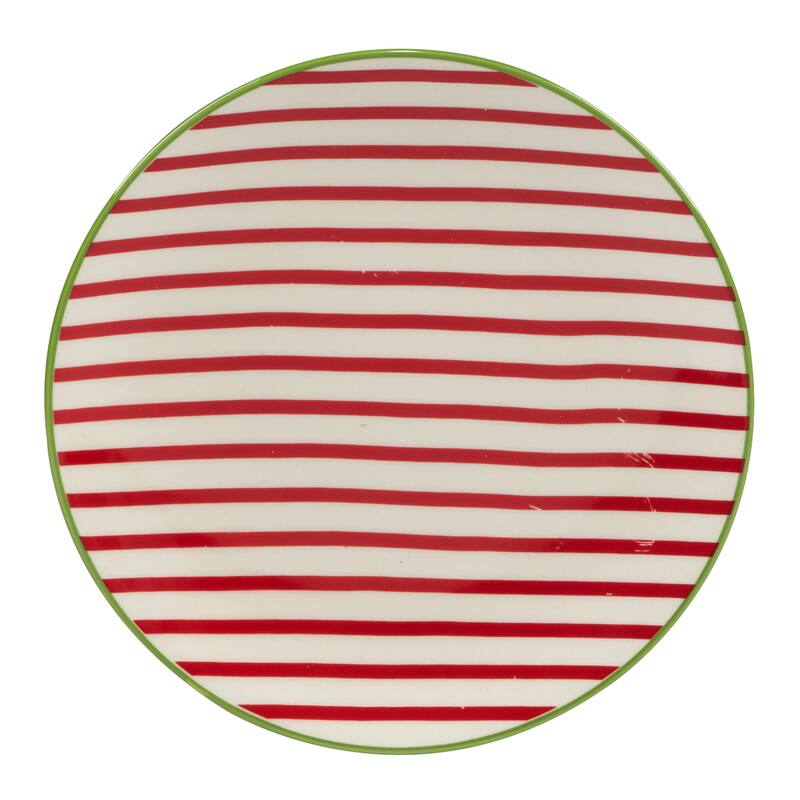 Certified International Holiday Fun 6" Luncheon/Canape Plates, Set of 6 Assorted Designs - 6-inch