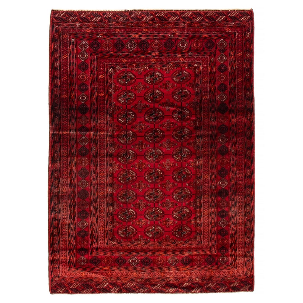 Teimani Red Rug 3'10" x 6'3" - 3'10 x 6'3