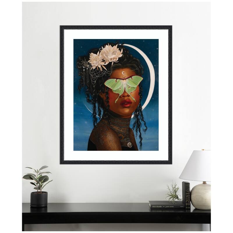 Kate and Laurel Luna Ascending by Charlotte Brindley Framed Wall Art Print