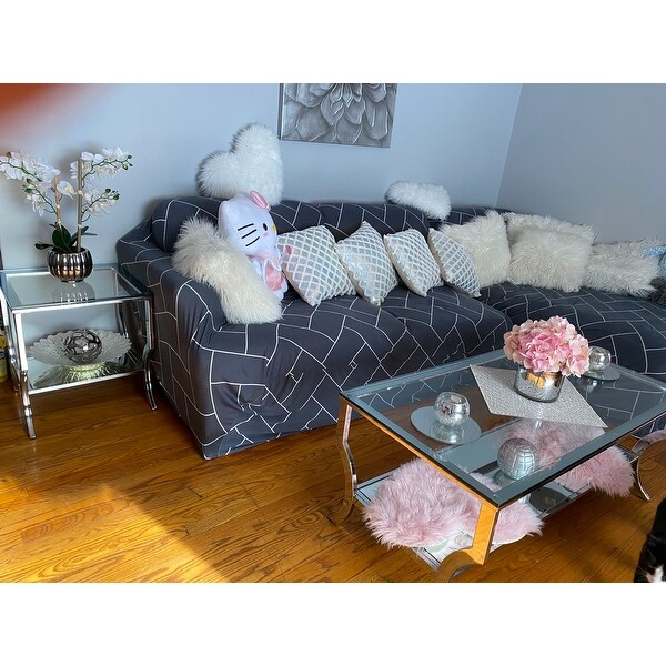 Contemporary Chrome Glass Top And Mirror Shelf Coffee Table 47 25 X 23 50 X 19 25 On Sale Overstock 21339063 The coaster 720338 coffee table by coaster furniture can be the perfect addition to add to a contemporary home. contemporary chrome glass top and