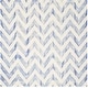 preview thumbnail 68 of 121, SAFAVIEH Dip Dye Marybeth Hand-tufted Wool Chevron Area Rug 7' Square - Ivory/Blue - Square