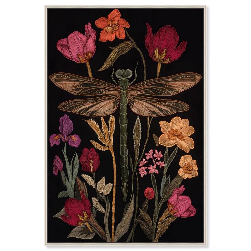 Ruby Reed Rider II Canvas by Art Remedy - 30" x 45" - Silver