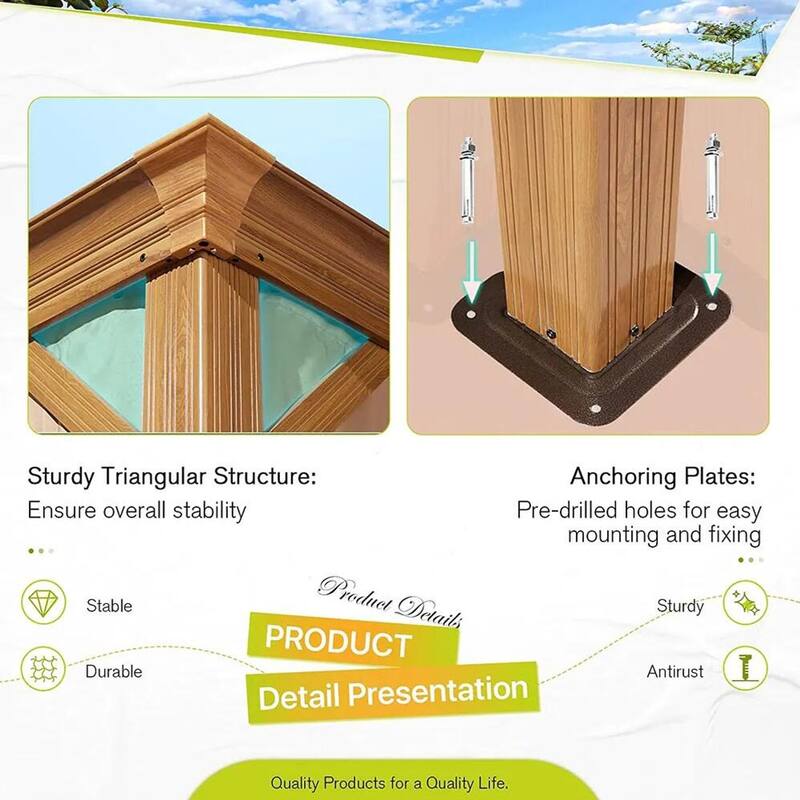 Outdoor Galvanized Steel Roof Gazebo Pergola w Wooden Coated Alumninum Frame, Privacy Curtains and Nettings Include