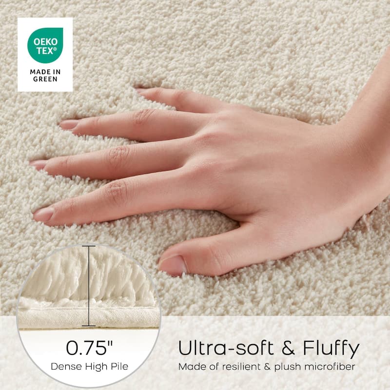 Madison Park Signature Marshmallow Bath Rug