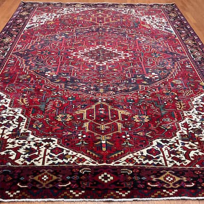 HERAT ORIENTAL Handmade Fine Heriz Rug - 9'9" x 12'9"