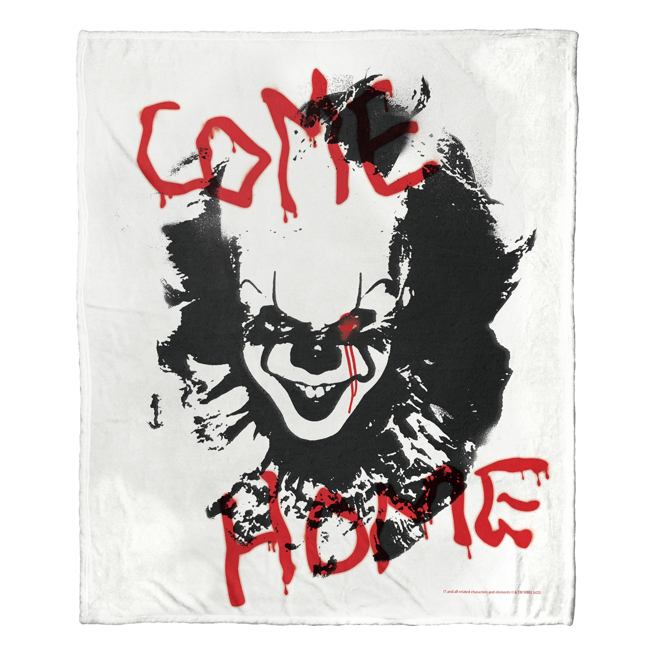 Warner Brothers It 2 It Graffiti Silk Touch Throw Blanket