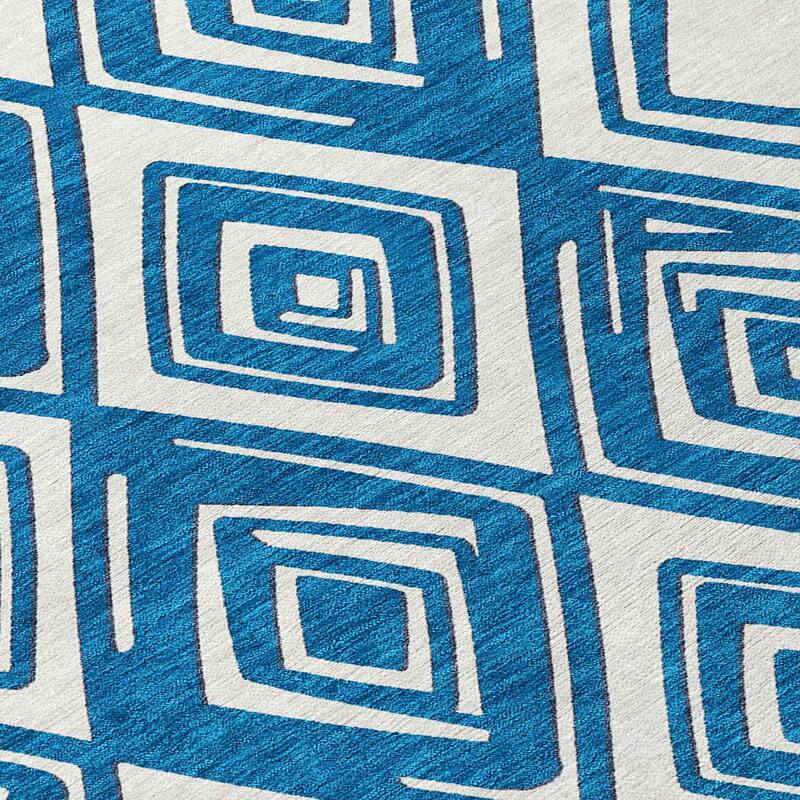 Machine Washable Indoor/ Outdoor Chantille Contemporary Diamonds Rug