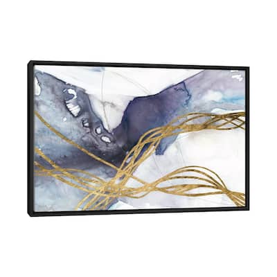 iCanvas "Agate Wave IV" by Jennifer Goldberger Framed Canvas Print