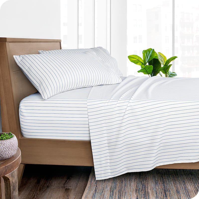 Bare Home Double Brushed Deep Pocket Printed Sheet Set