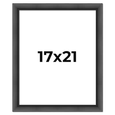 17x21 Frame Black Picture Frame - Complete Modern Photo Frame Includes