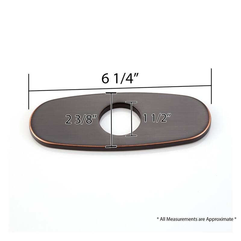 Luxier 6 in Bathroom Sink Faucet Hole Cover Deck Plate Escutcheon