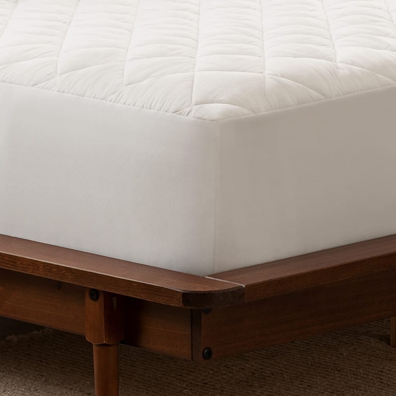 Serta Simply Clean Triple Action Antimicrobial Mattress Pad - White