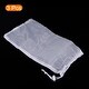 preview thumbnail 3 of 3, Filter Media Bags 30x14.5cm 200 Mesh 3 Pack Mesh Bags with Drawstring - White