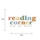 preview thumbnail 5 of 3, RoomMates Reading Corner Multicolor Wall Quote Decals