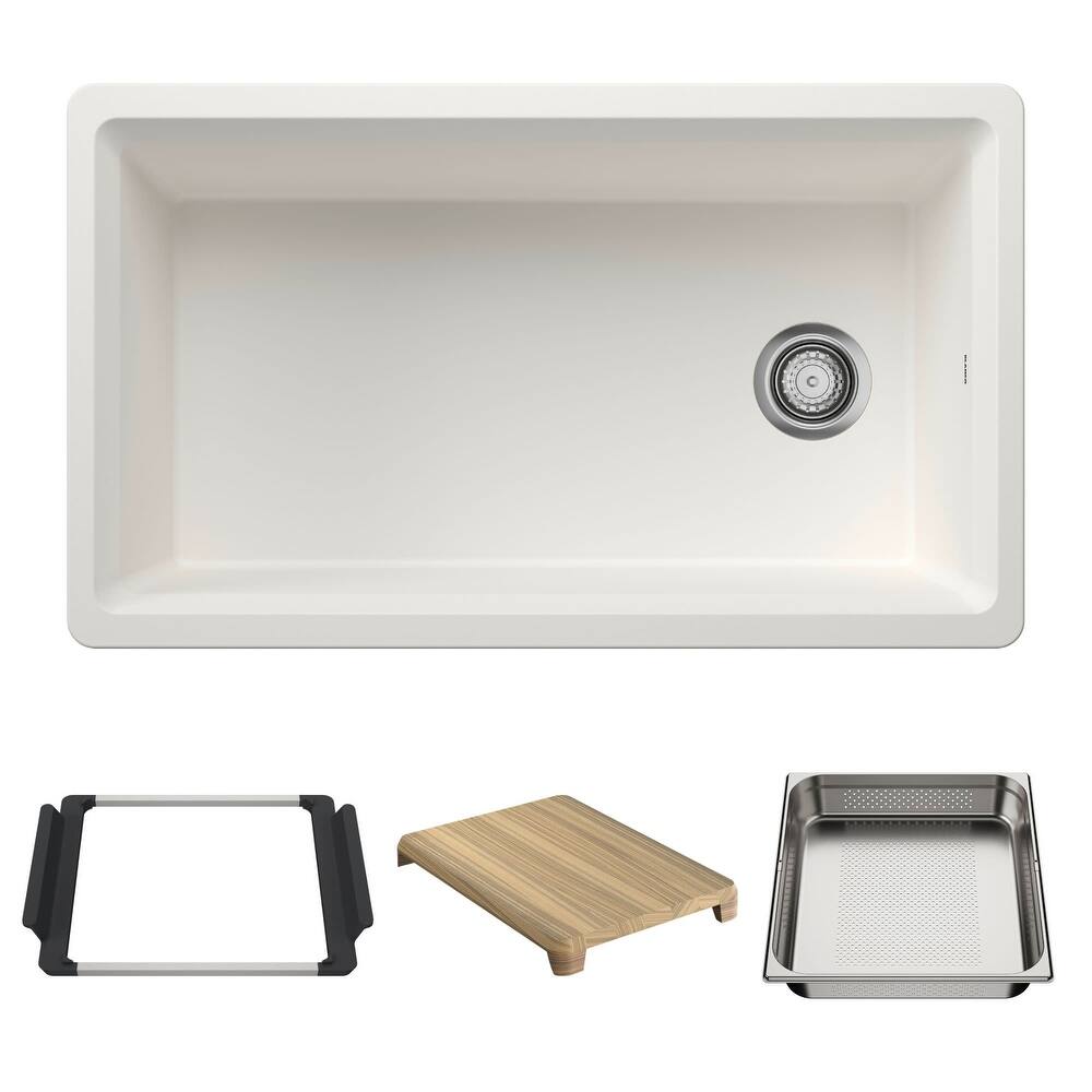 Blanco 443314 Inteos 33" Undermount Single Basin Granite Composite