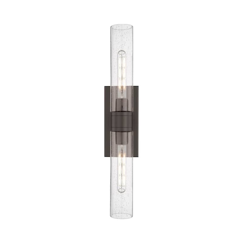 Innovations Lighting 617-2W-3-24 Ballston Urban Vanity Ballston Urban - Oiled Brass / Seedy