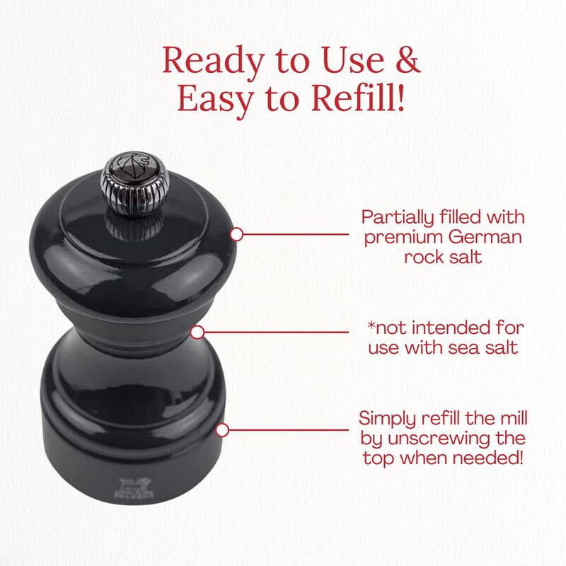 Peugeot Bistro 4 Inch Salt Mill