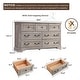 preview thumbnail 16 of 102, Farmhouse Drawers Dresser, Wood Chest of Drawers, Dressers Organizer