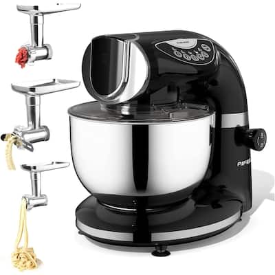 Stand Mixer 800W, 8.5QT Bowl, 7 in 1 Multifunctional Kitchen Mixer with Dough Hook, Whisk, Beater, Meat Grinder