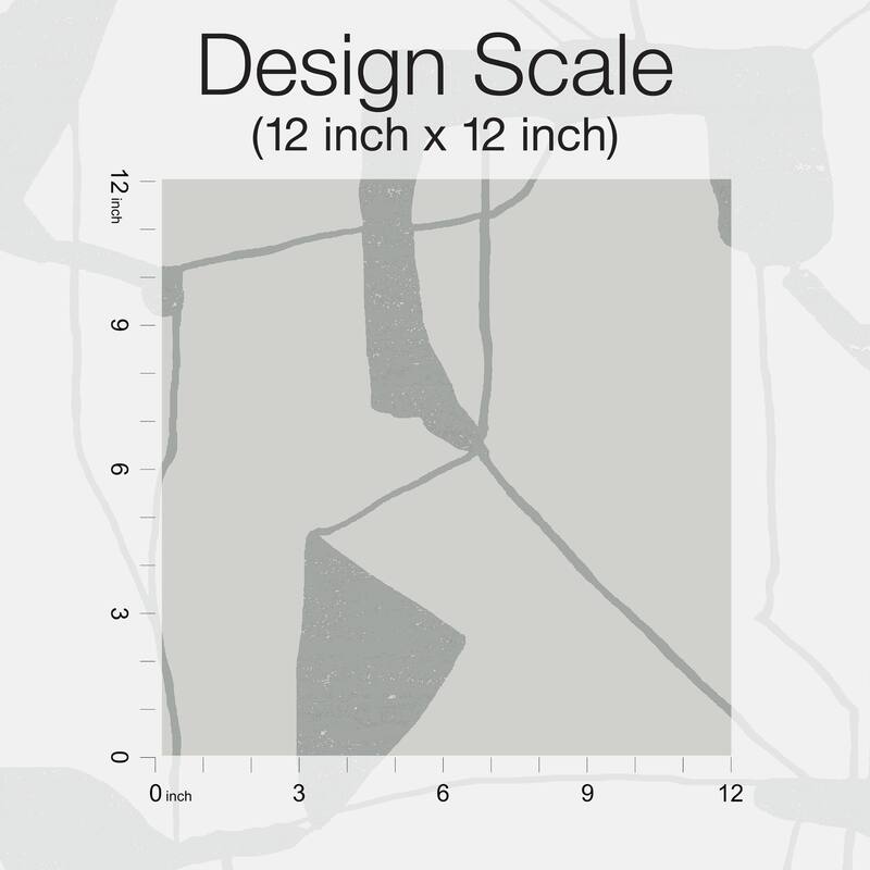 Everett, Abstract Geo 26.9' L X 27" W, Wallpaper Roll