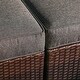 preview thumbnail 2 of 8, COSIEST Sectional Add-on Armless Cushioned Patio Chairs (Set of 2)