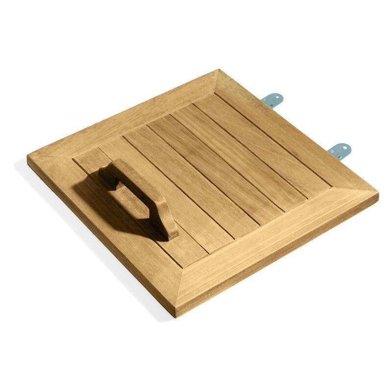 Nirwana Trash Receptacle Hinged Lid by Havenside Home