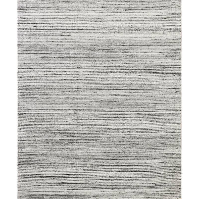 EXQUISITE RUGS Carmen Hand-loomed PET yarn Ivory/Blue Area Rug.