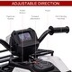 preview thumbnail 5 of 25, Aosom 12V Kids ATV Quad Car with Forward Backward Function, Kids with Wear-Resistant Wheels, Music, LED Headlights