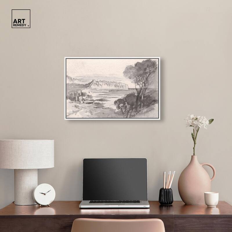 View across a Monaco Canvas by Art Remedy