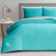preview thumbnail 35 of 39, Juicy Couture Solid Velour Comforter and Sham Sets Blue Crush - King