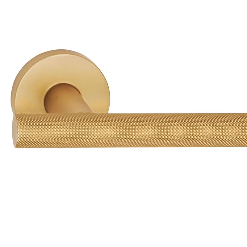 Alno A9466L-KNURLED Vita Bella Modern Diamond Knurled Bar Left Side