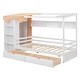 preview thumbnail 34 of 70, House Bed With Two Drawers And Wardrobe