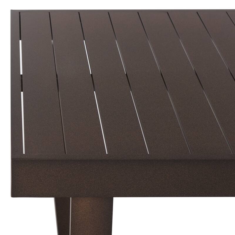 SAFAVIEH Outdoor Living Fash Aluminum Coffee Table - 50"W x 30"D x 16"H