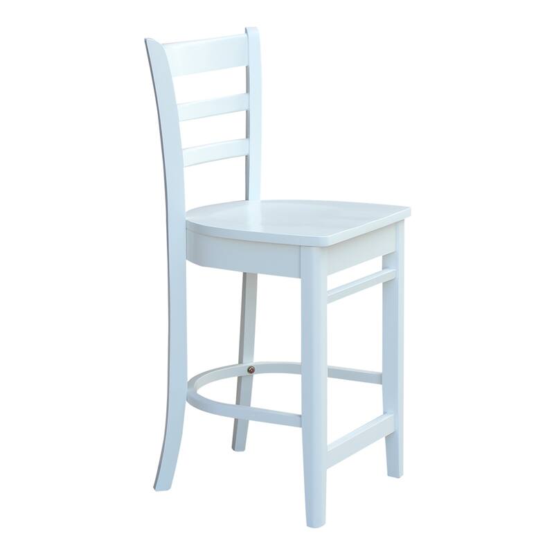 International Concepts Solid Wood Emily Dining Stool