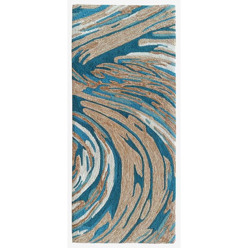 Liora Manne Capri Big Wave Indoor/Outdoor Area Rug