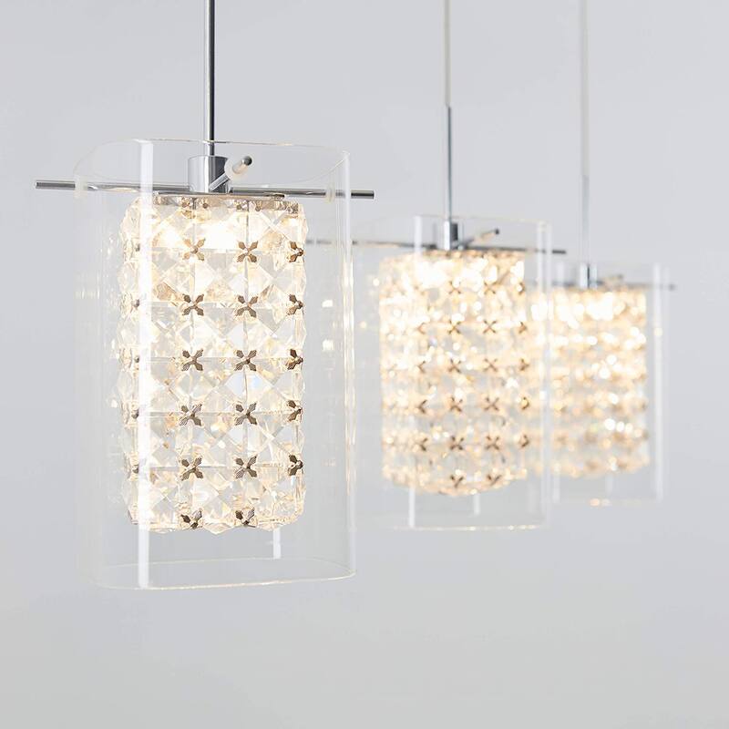 Artika Crystal cube 3-pendant - Medium