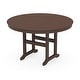 preview thumbnail 10 of 28, POLYWOOD Lakeside Plastic 5-Piece Round Farmhouse Side Chair Dining Set
