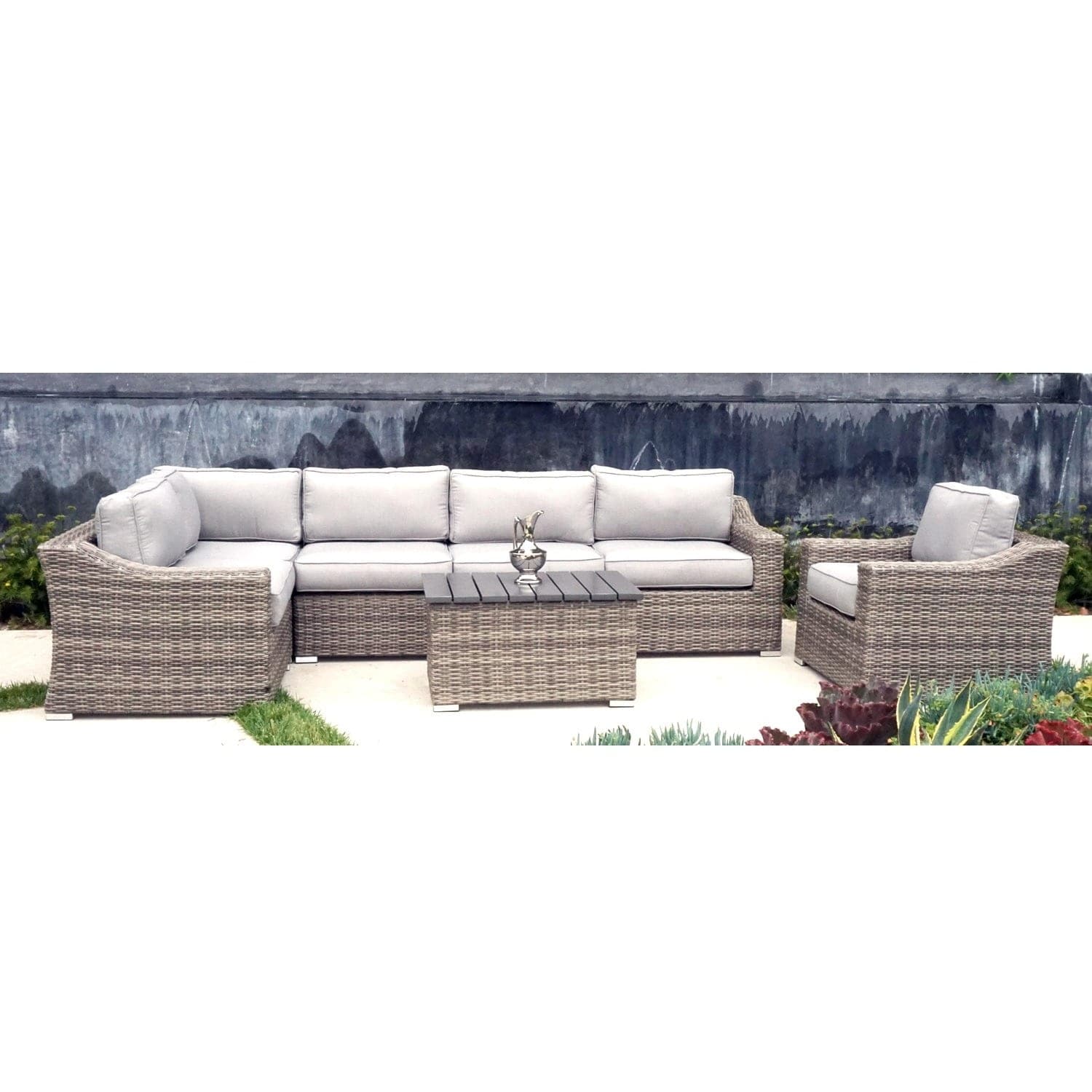 Aruba 4 seater deals garden furniture
