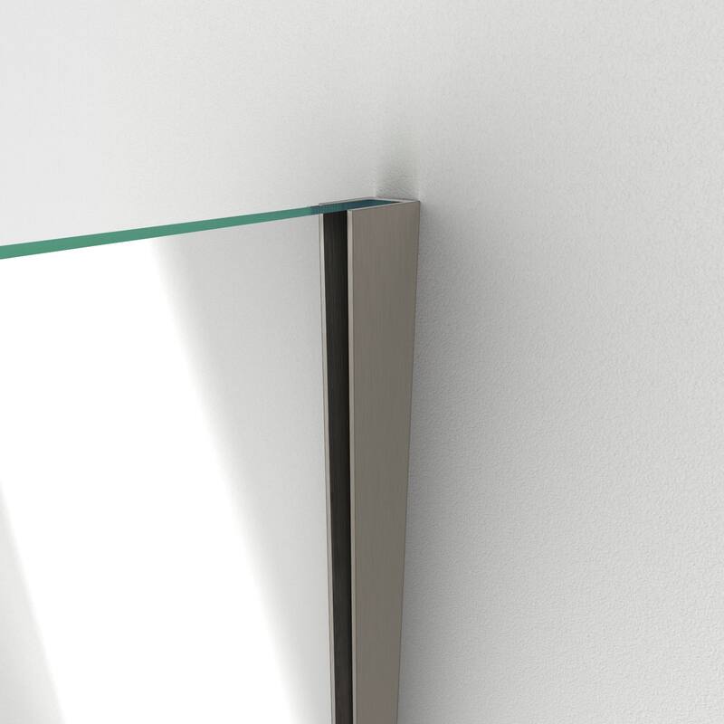 DreamLine Unidoor Plus 43 1/2 in. W x 30 3/8 in. D x 72 in. H Frameless Hinged Shower Enclosure - 30.38" x 43.5"