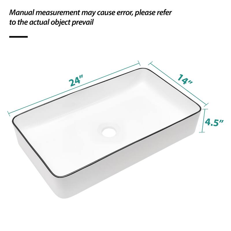 Ceramic Boat Shape Bathroom Sink