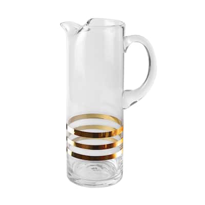 Majestic Gifts Inc. Glass Pitcher W/ Handle - 50 oz. -11" Height - 11"