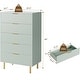 preview thumbnail 7 of 18, Modern Design 5 Drawer Dresser, Storage Cabinet for Bedroom, Living Room, Closet, Hallway
