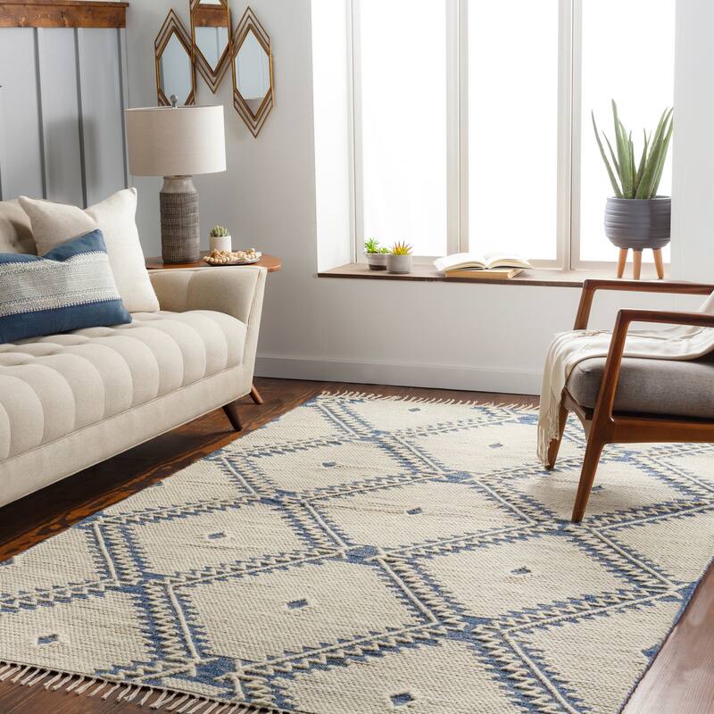 Livabliss Beto Handmade Geometric Nomad Cotton Area Rug